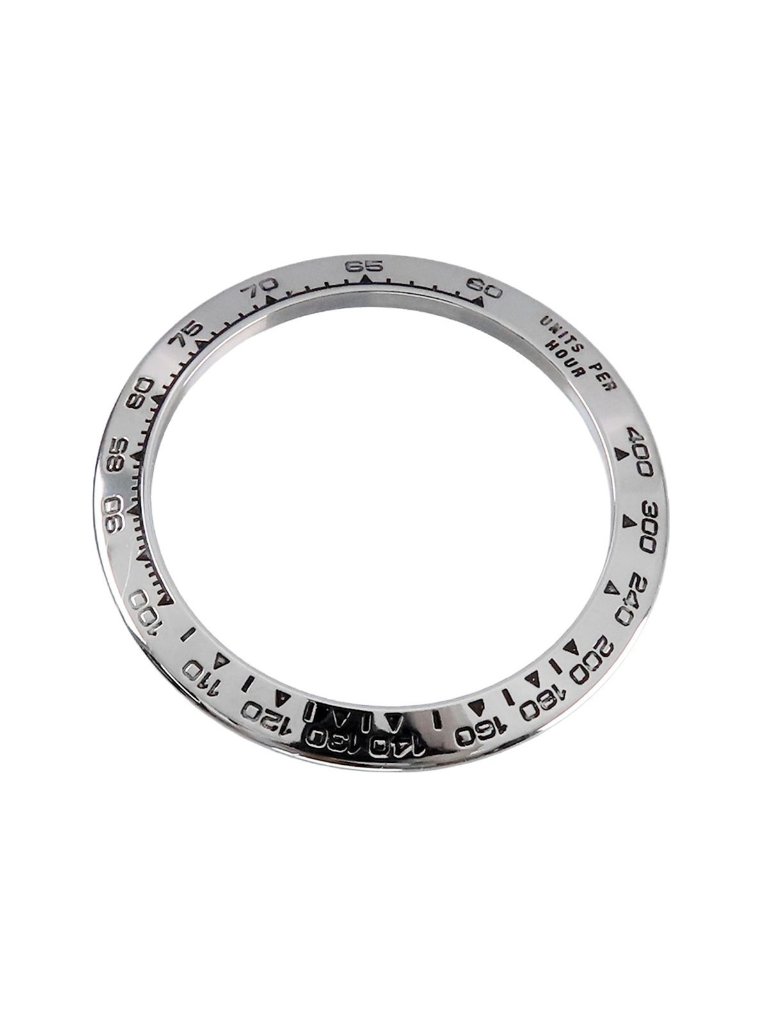 rolex bezel white gold 18k tachymeter cosmograph daytona watch